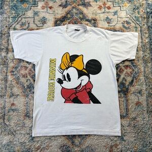 Vintage Minnie Mouse Portrait T-shirt Large